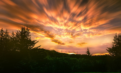 pillar mountain Kodiak, Alaska Sunrise