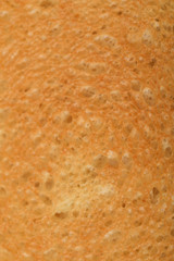 Toast biscuits over white background crunchy food