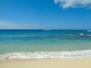 Fototapeta na wymiar Tropical Beach on a sunny day.