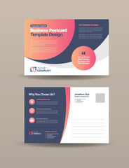Corporate Business Postcard Design | Save The Date Invitation Card | Direct Mail EDDM Design  
