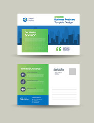 Corporate Business Postcard Design | Save The Date Invitation Card | Direct Mail EDDM Design  