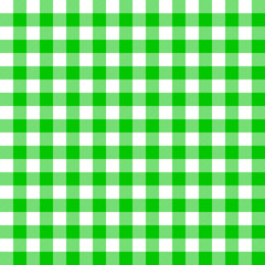 Materiał do szycia Green Gingham pattern. Texture from squares for - plaid, tablecloths, clothes, shirts, dresses, paper, bedding, blankets, quilts and other textile products. Vector illustration EPS 10.