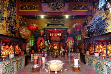 Malang Indonesia - Eng An Kiong Temple praying hall