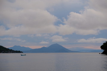 Ternate Indonesia - wonderful coastline at dusk