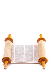 An Ancient Looking Hebrew Scroll of the Torah