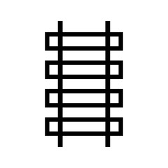 Railway icon on white background