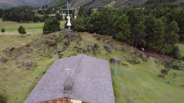 National Park Cajas, Ecuador DRONE VIEW