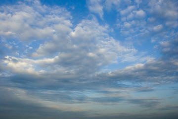 Obraz premium 青空と雲