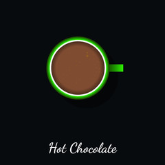 Vector Illustration of Hot Chocolate (Foods & Drinks Illustration)