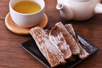 干し芋とお茶タイム