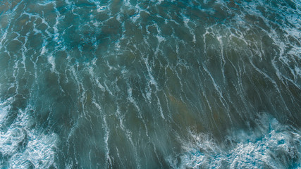 Aerial Views of Coastline and waves and beaches along the Great Ocean Road, Australia