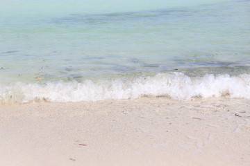 waves on the beach