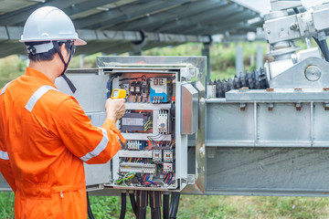 Engineers used a Thermo gun for checking the temperature of the equipment to confirming systems...