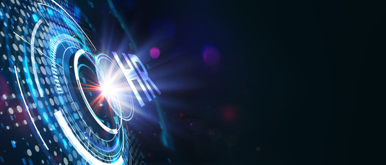 Business, Technology, Internet and network concept. Human Resources HR management concept.