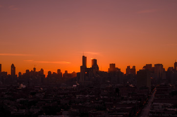 Naklejka premium City Silhouette