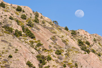 Moonrise in Big Bend National Park