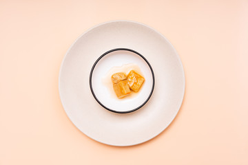 Chinese Chaoshan Breakfast White Congee Side Dish