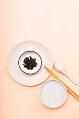 Chinese Chaoshan Breakfast White Congee Side Dish