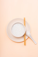 Chinese Chaoshan Breakfast White Congee Side Dish