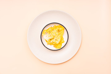 Chinese Chaoshan Breakfast White Congee Side Dish