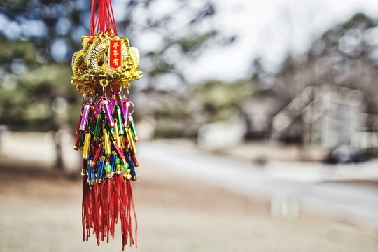 Close-up Of Chinese Souvenirs