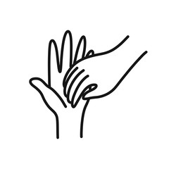 hand washing doodle icon, vector illustration