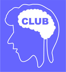 Big data and brain graphic design vector art