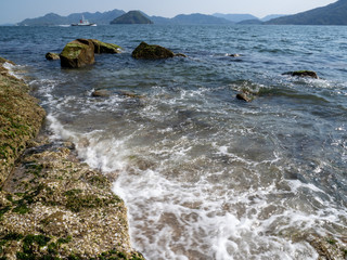 広島湾　瀬戸内海の島々　広島市南区元宇品