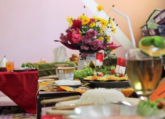 table setting for a dinner