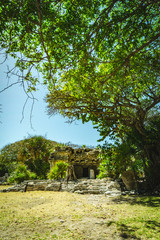 Mayan Ruin "Xaman-Ha" in Playa del Carmen,  Mexico