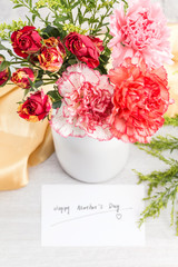 The carnation is a symbol of love for your mother
