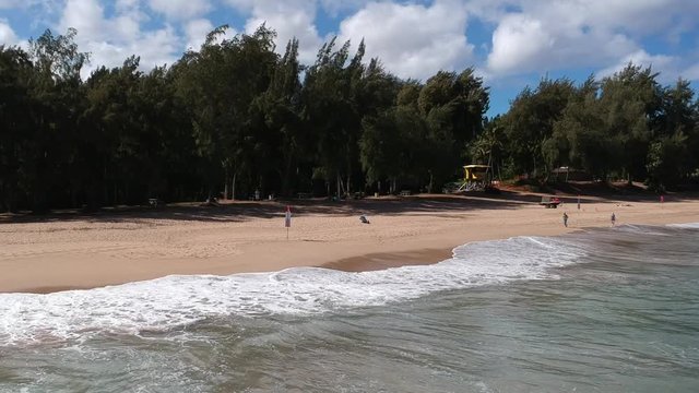 Running on the beach at DT flemings beach Maui