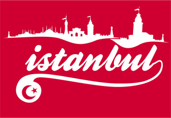 istanbul city graphic graphic design vector art