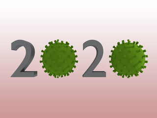 CORONA 2020 concept