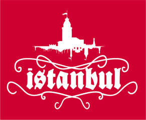 istanbul city graphic graphic design vector art