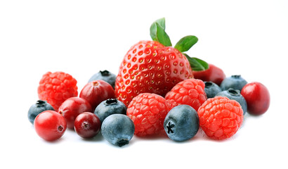 Fresh berries isolated