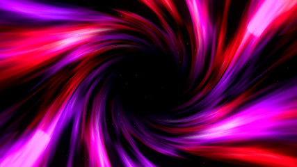 Obraz premium speed tunnel space warp abstract swirl effect time travel outer space colorful light explosion motion graphic