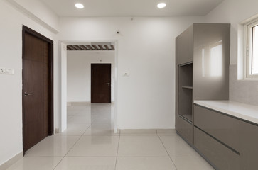 Modern empty,luxury flat in India