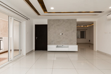 Modern empty,luxury flat in India