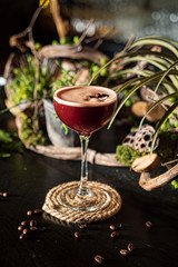 tasty cocktail in the bar