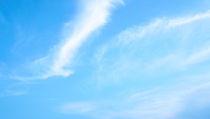 Blue sky and cloud background.  