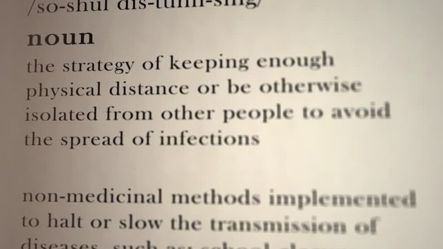 Social Distancing Definition