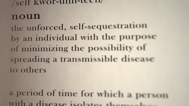 Self-Quarantine Definition