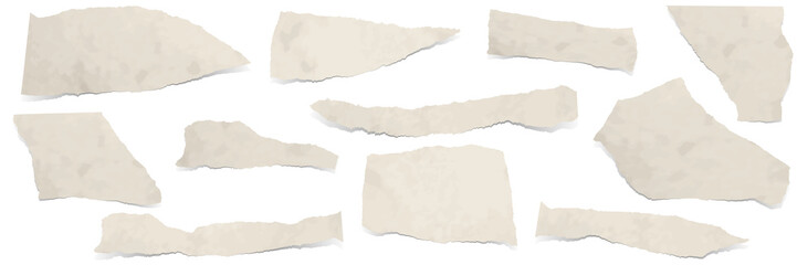 collection scrap of paper