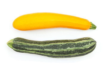 Zucchini isolated. Zucchini isolated white background.