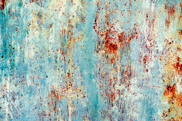Metal texture with scratches and cracks which can be used as a background