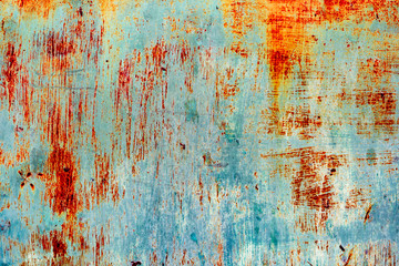 Metal texture with scratches and cracks which can be used as a background