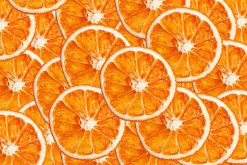 seamless pattern of orange slices