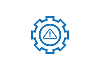 System error icon vector, system not working sign.