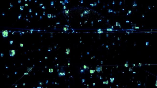 social network and big data concept with people portraits linked by blue lines on the background of the earth planet silhouette, 3d rendering 4K. - Powered by Adobe